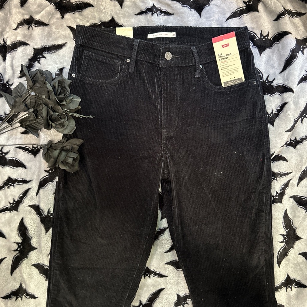 Levi's Black Corduroy Trousers